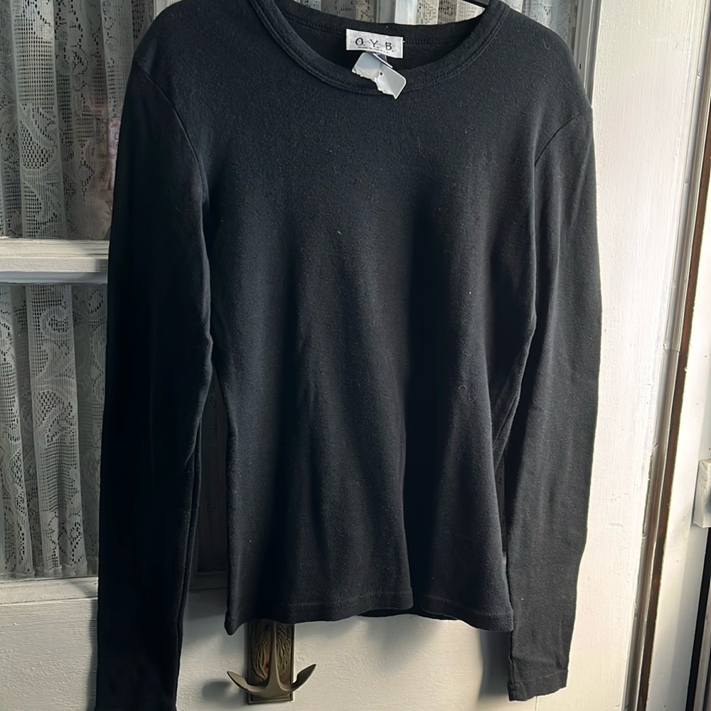 O.Y.B Made in the U S A Black Top NWT